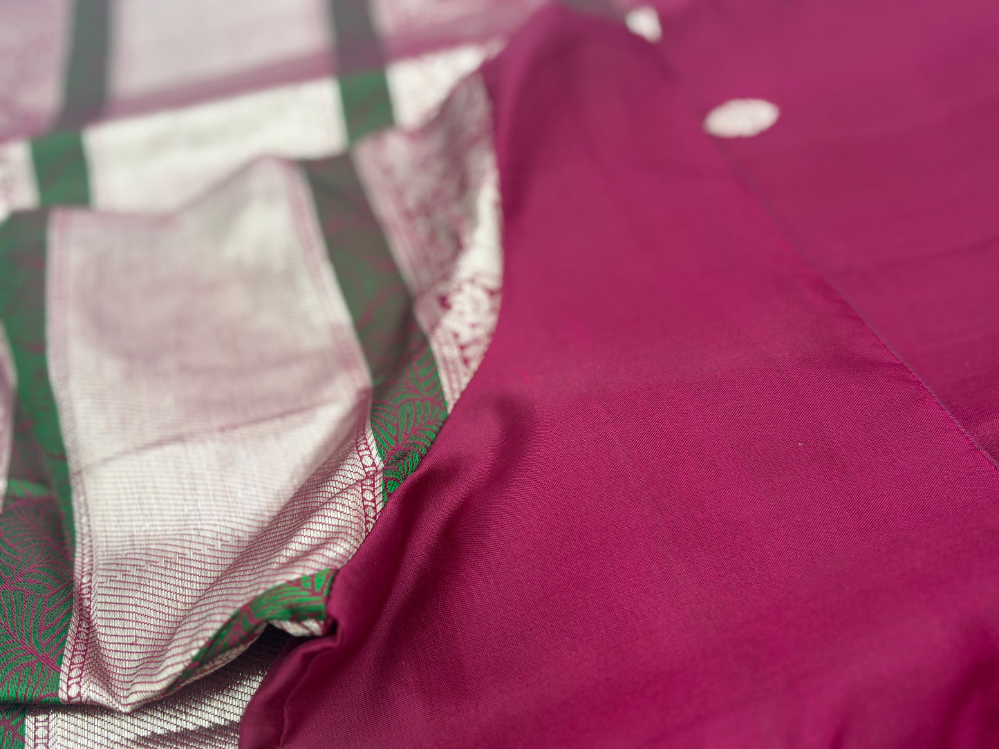 Handwoven Pure Kanjivaram Silk Saree in Evening Wine