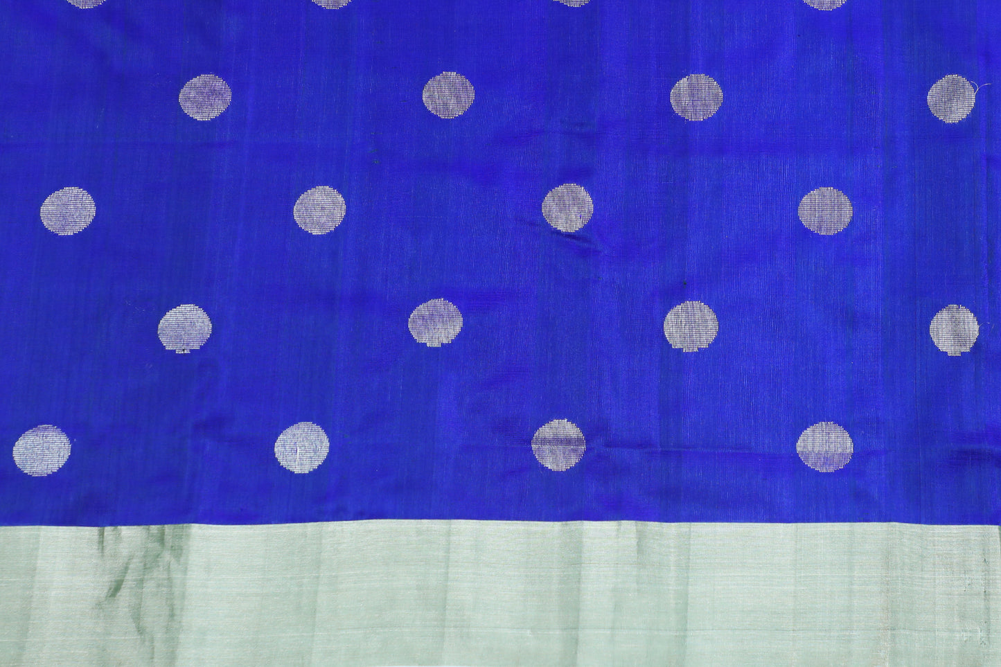 Handwoven Uppada Silk Saree in Royal Blue