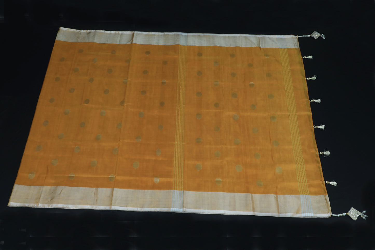 Handwoven Uppada Silk Saree in Yellow