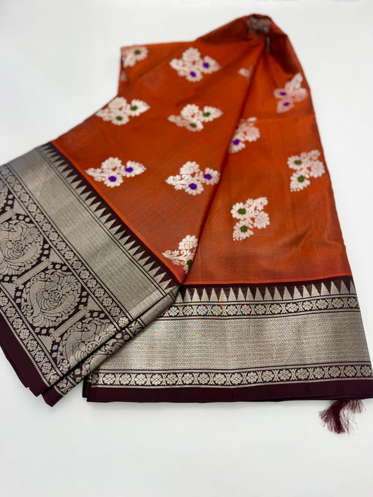 Handwoven Venkatagiri Silk Saree