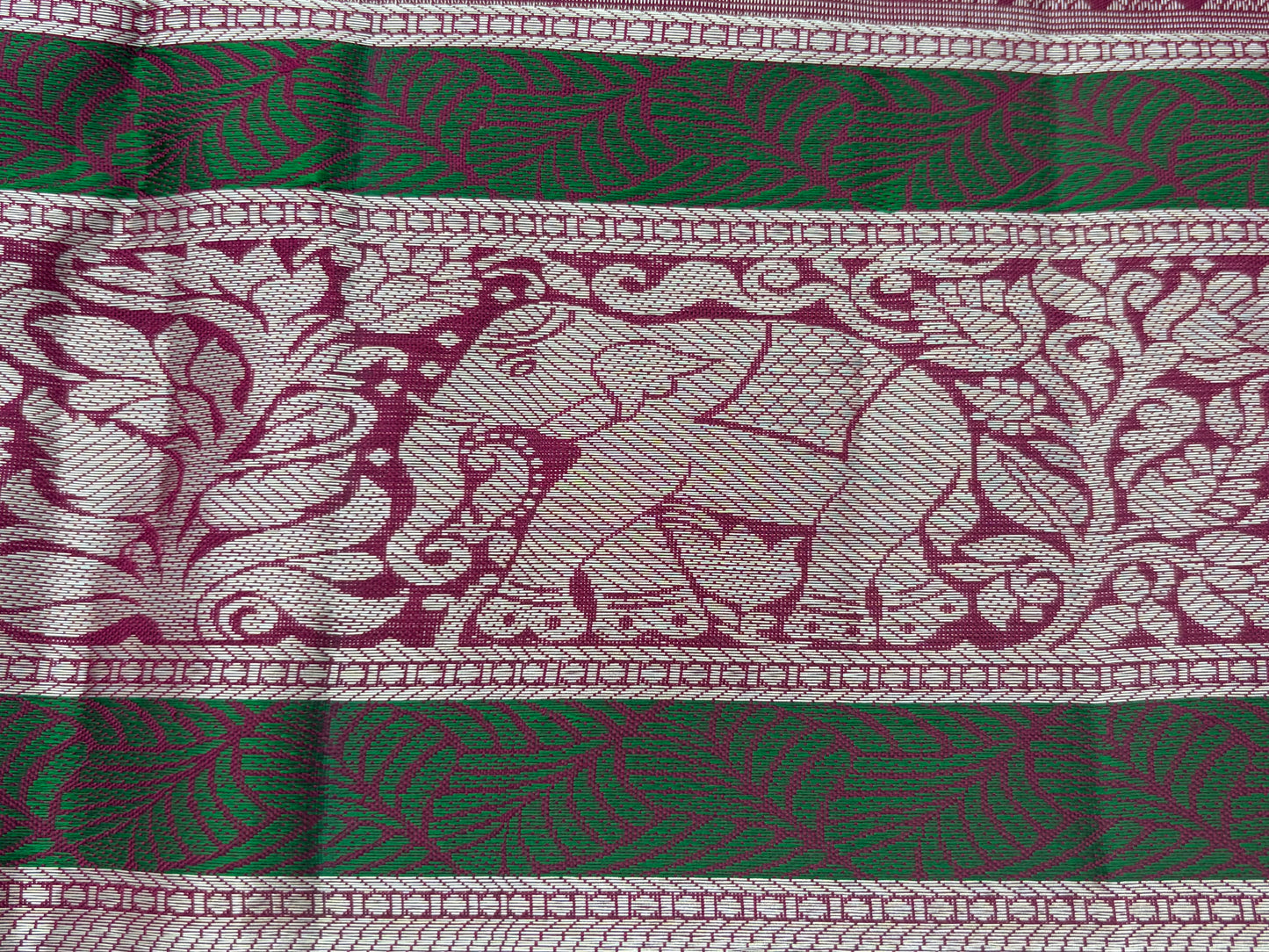 Handwoven Pure Kanjivaram Silk Saree in Evening Wine