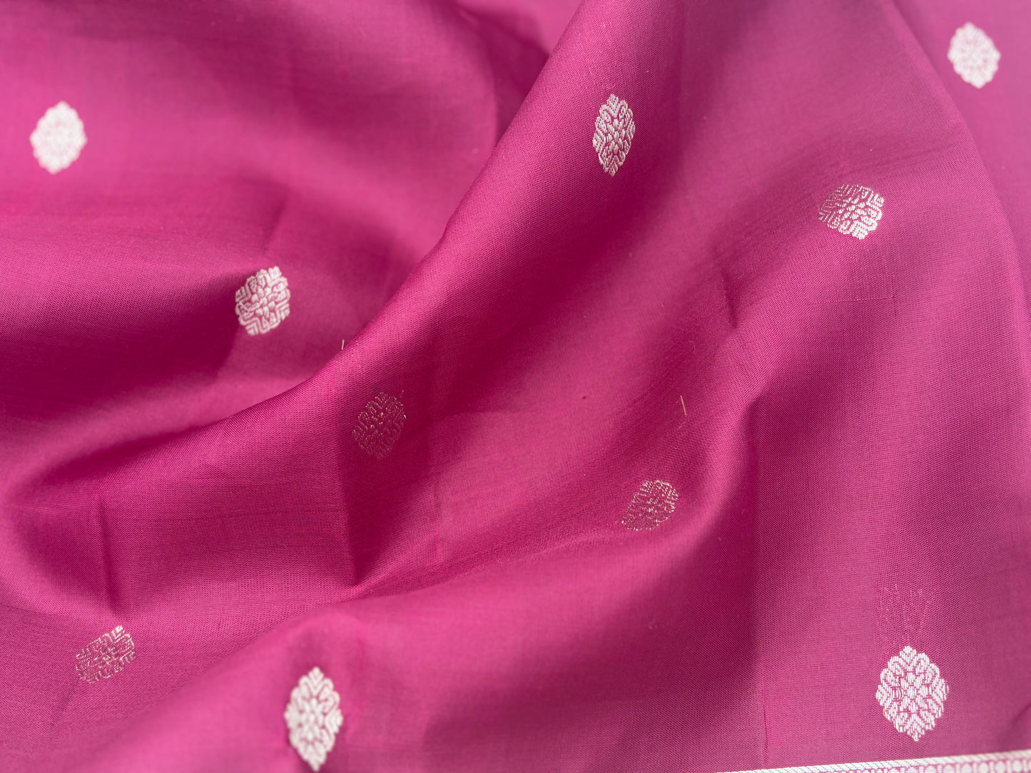 Handwoven Pure Kanjivaram Silk Saree in Evening Wine